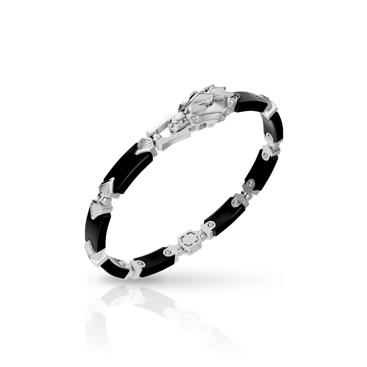 BRACELET NEW SHANGHAI MEN in White Gold | Carrera Y Carrera