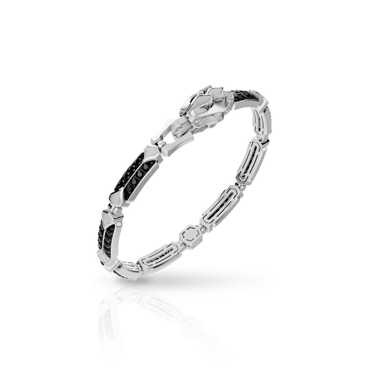 ❤悠理さま❤2025年Bracelet❤❤ BRACELET NEW SHANGHAI MEN in White Gold | Carrera Y Carrera